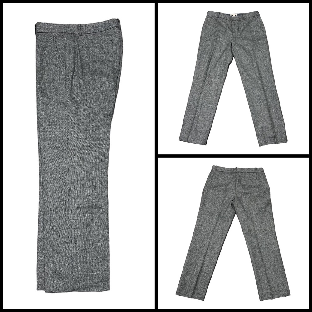 Banana Republic | gray lined petite trousers size 10P textured dress pants